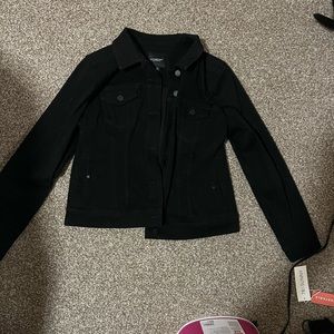 Black Jacket. Very soft and flexible. Size M. Brand new, never worn